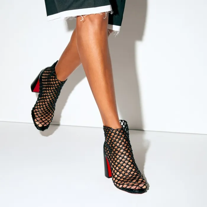 Women Porlibooty 85 Mm Low Boots 8211 Nappa Leather 8211 Black Christian Louboutin Boots