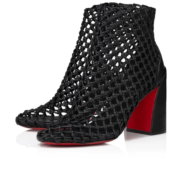 Women Porlibooty 85 Mm Low Boots 8211 Nappa Leather 8211 Black Christian Louboutin Boots
