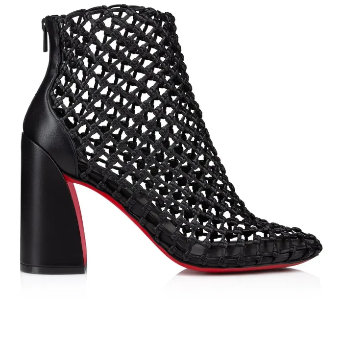 Women Porlibooty 85 Mm Low Boots 8211 Nappa Leather 8211 Black Christian Louboutin Boots