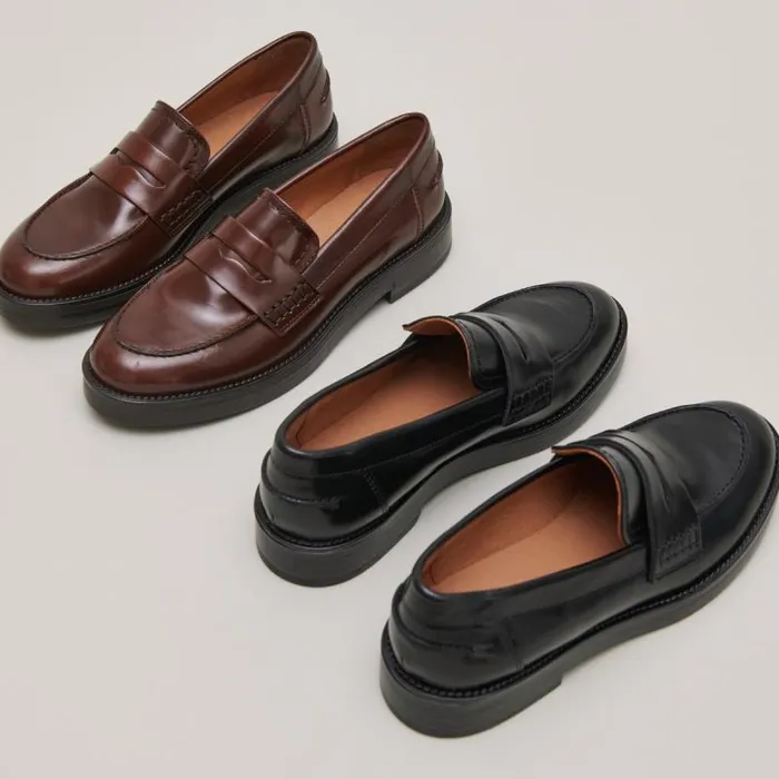 Women Roundtoed Loafers Black JONAK Loafers Women Roundtoed Loafers Black JONAK Loafers