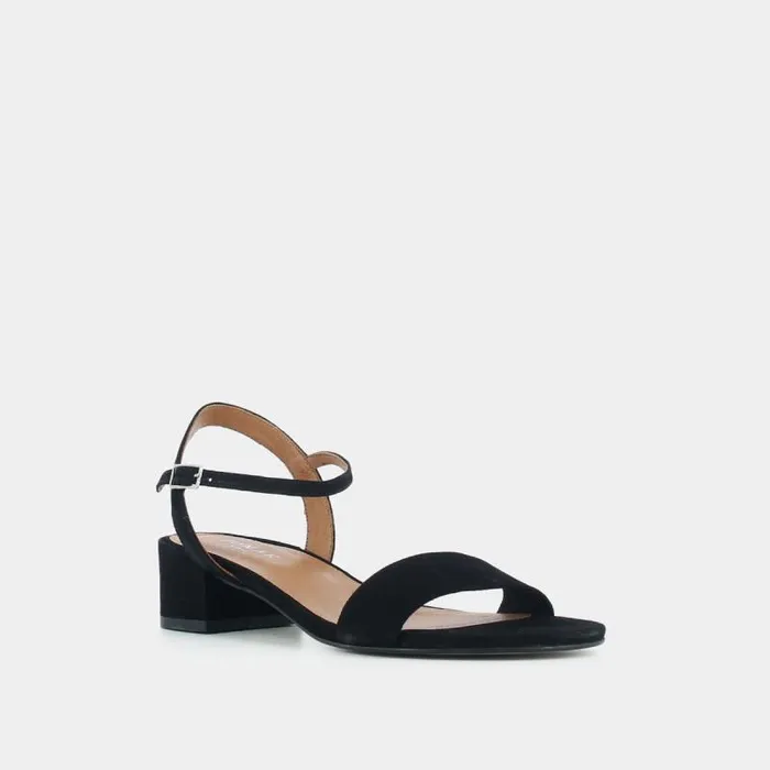 Women Sandals With Square Heel Black JONAK Sandals