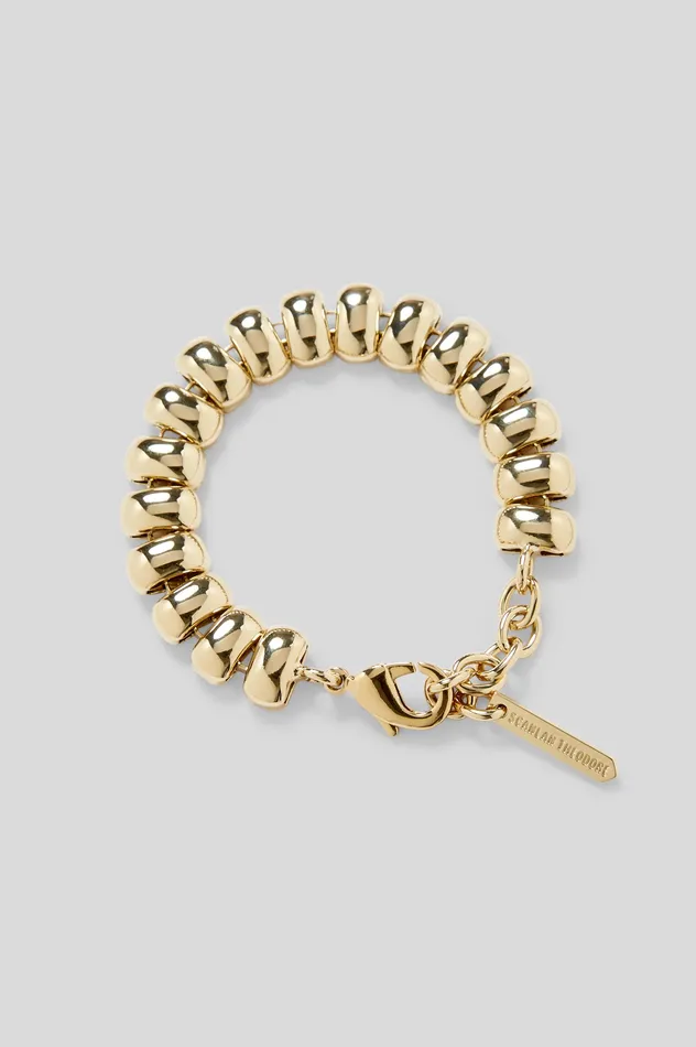 Women Scanlan Theodore BEETLE CHAIN BRACELET LIGHTGOLD Jewelry