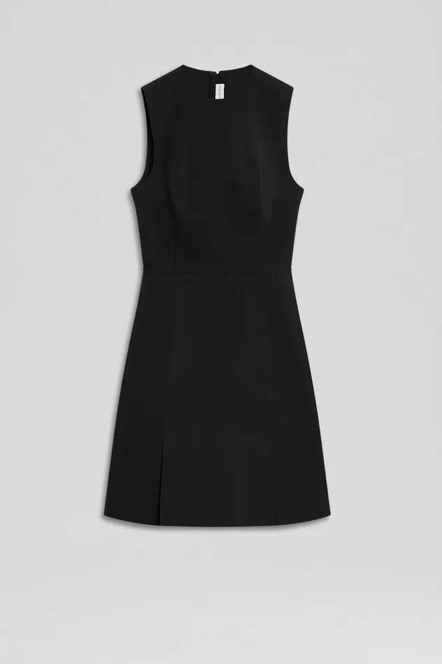 Women Scanlan Theodore SCUBA MINI DRESS BLACK Dresses Women Scanlan Theodore SCUBA MINI DRESS BLACK Dresses