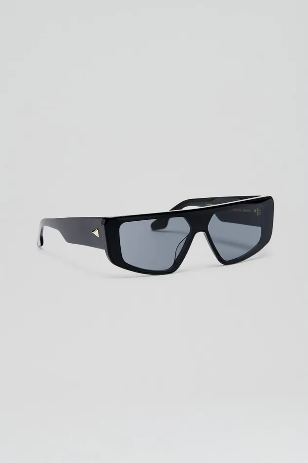 Women Scanlan Theodore ST FLAT TOP II SUNGLASSES BLACK Eyewear