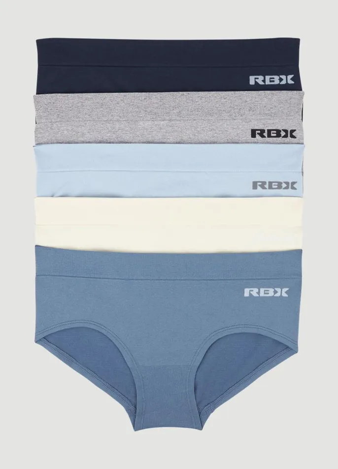 Women Seamless Cheeky Bikini 5Pack Multi RBX Active Intimates