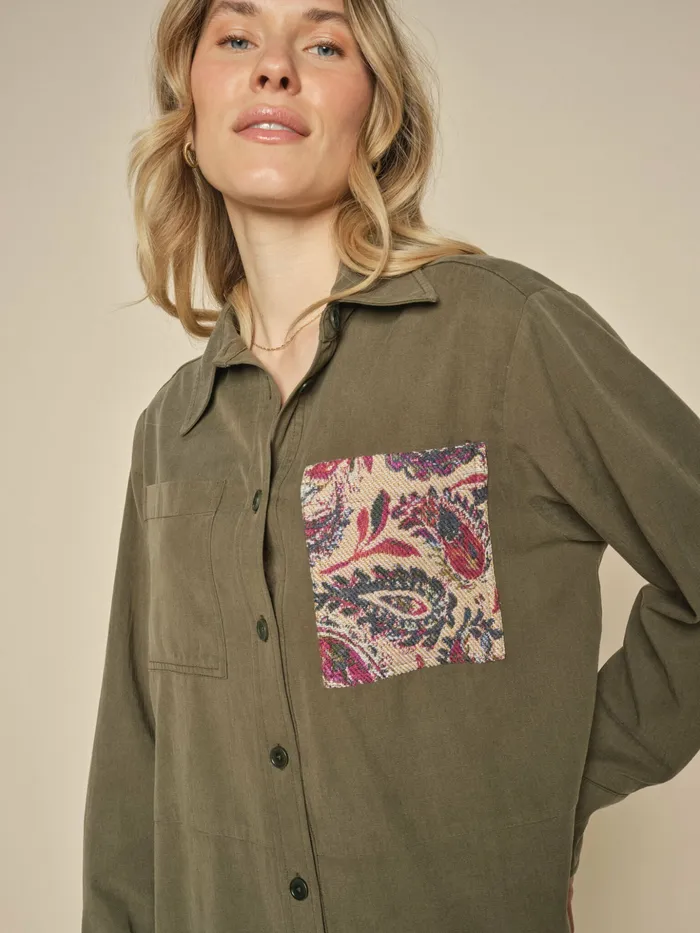 Women Shirts MOS MOSH MMLucini Yari Shirt Forest Night
