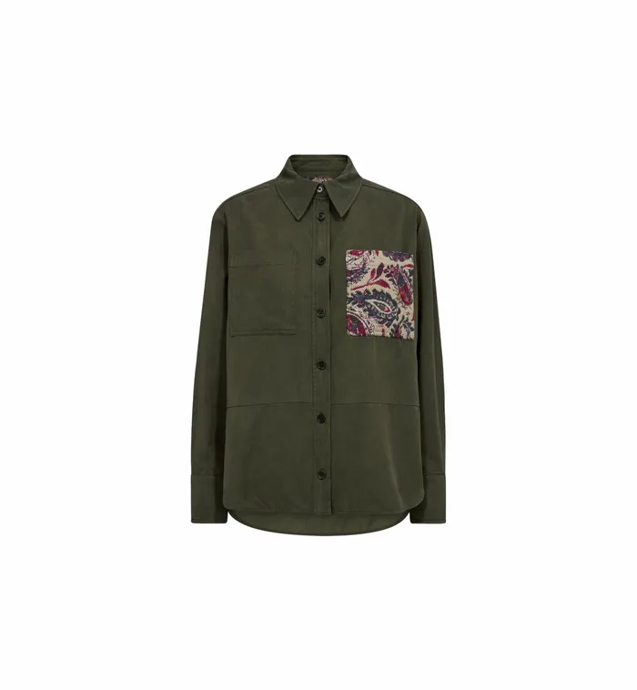 Women Shirts MOS MOSH MMLucini Yari Shirt Forest Night
