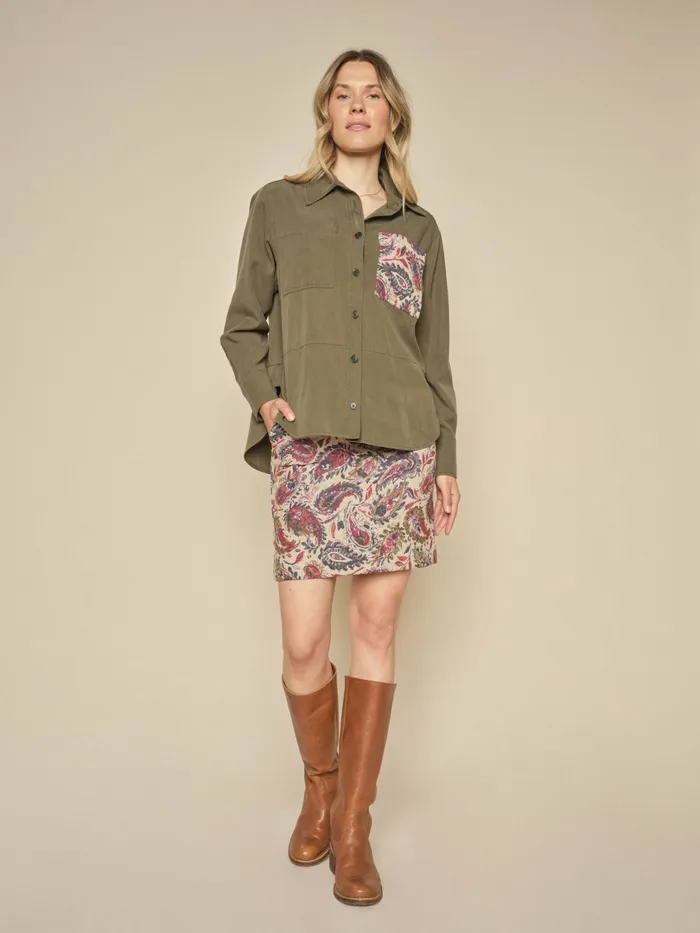 Women Shirts MOS MOSH MMLucini Yari Shirt Forest Night