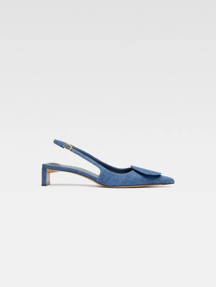 Women Shoes JACQUEMUS The Low Duelo Slingbacks Blue