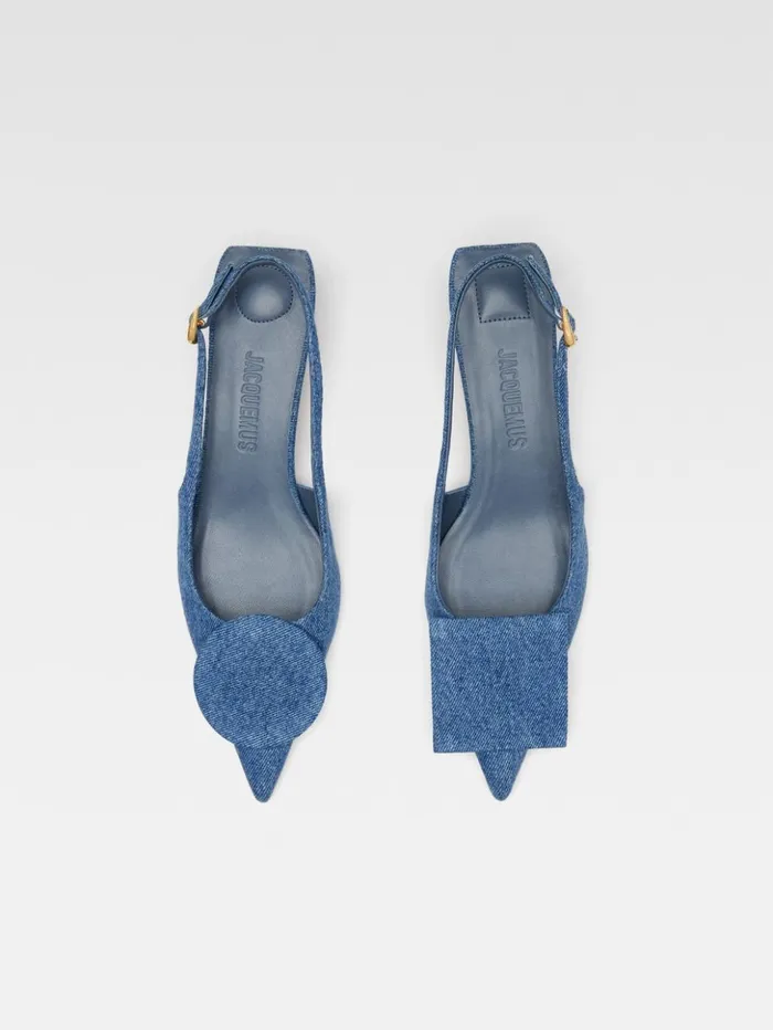 Women Shoes JACQUEMUS The Low Duelo Slingbacks Blue