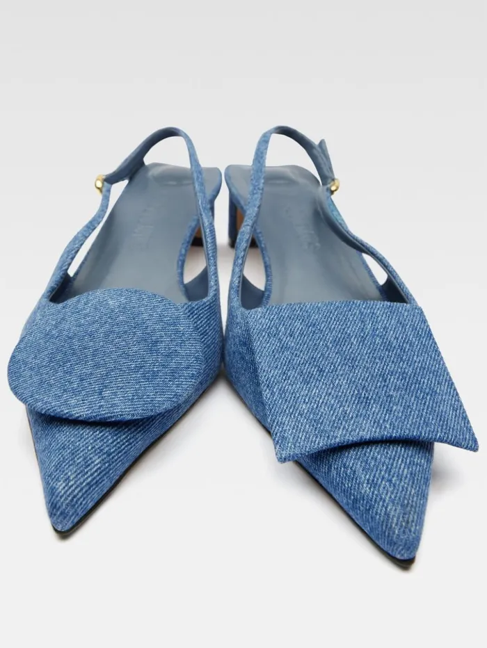 Women Shoes JACQUEMUS The Low Duelo Slingbacks Blue