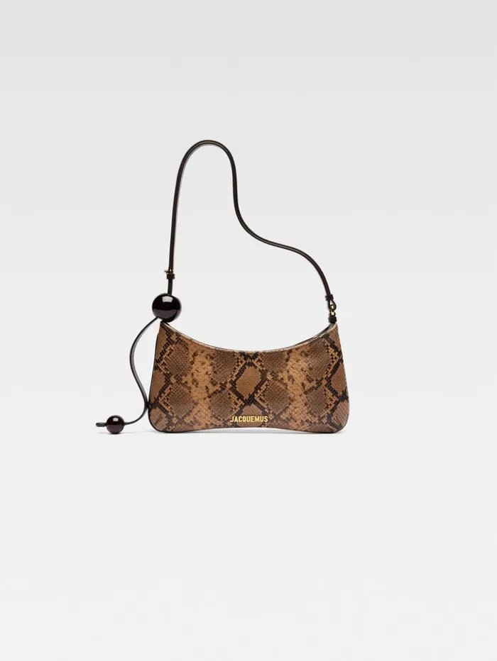 Women Shoulder Bags JACQUEMUS The Bisou Perle Light Brown