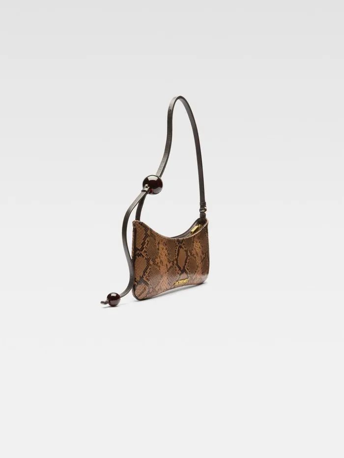 Women Shoulder Bags JACQUEMUS The Bisou Perle Light Brown Women Shoulder Bags JACQUEMUS The Bisou Perle Light Brown