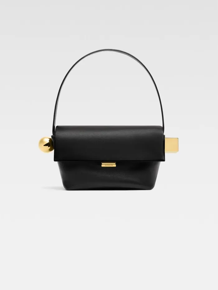 Women Shoulder Bags JACQUEMUS The Rond Carr Black