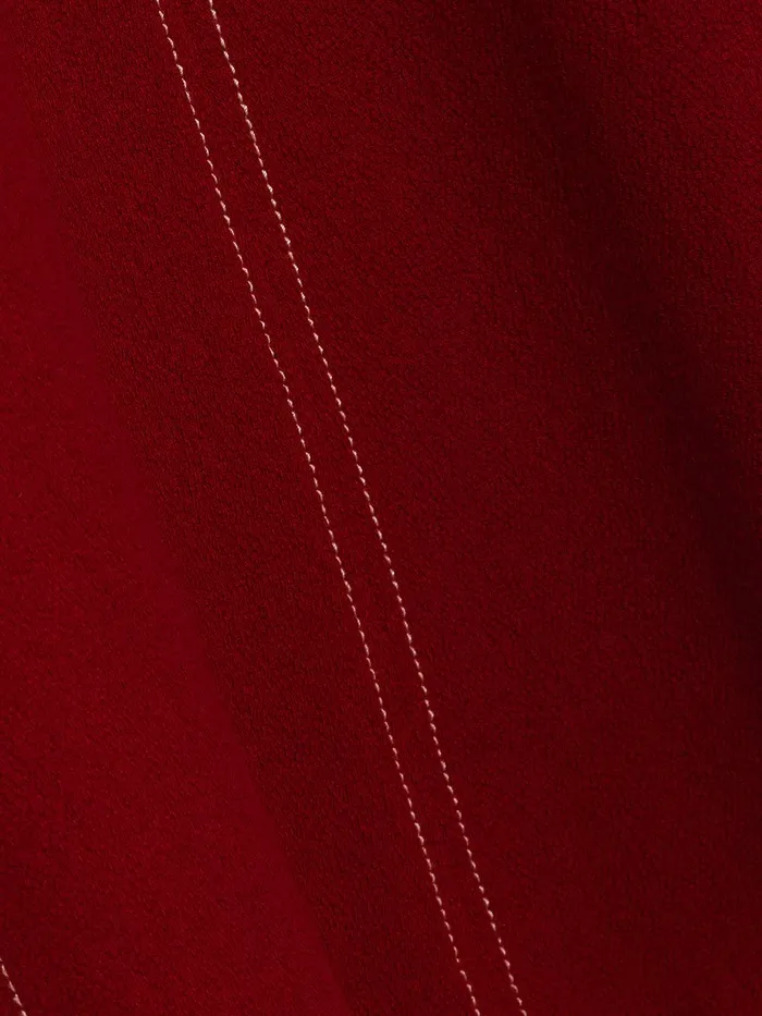 Women Sleeveless Stitched Dress Red Jigsaw Dresses and Jumpsuits