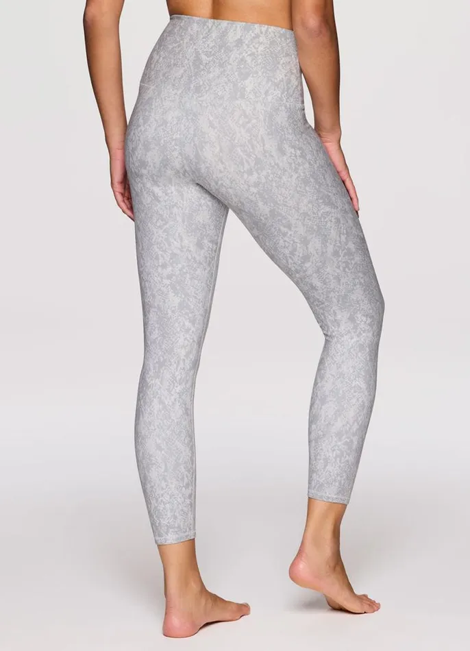 Women Snakeskin Super Soft 78 Legging Light Grey RBX Active Leggings