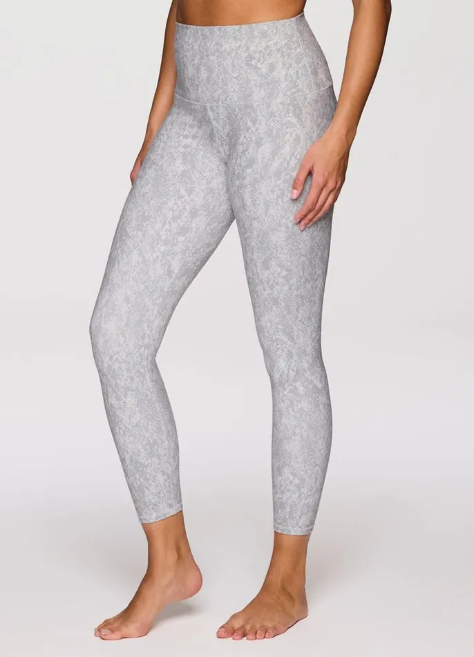 Women Snakeskin Super Soft 78 Legging Light Grey RBX Active Leggings