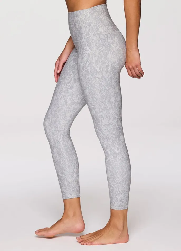 Women Snakeskin Super Soft 78 Legging Light Grey RBX Active Leggings