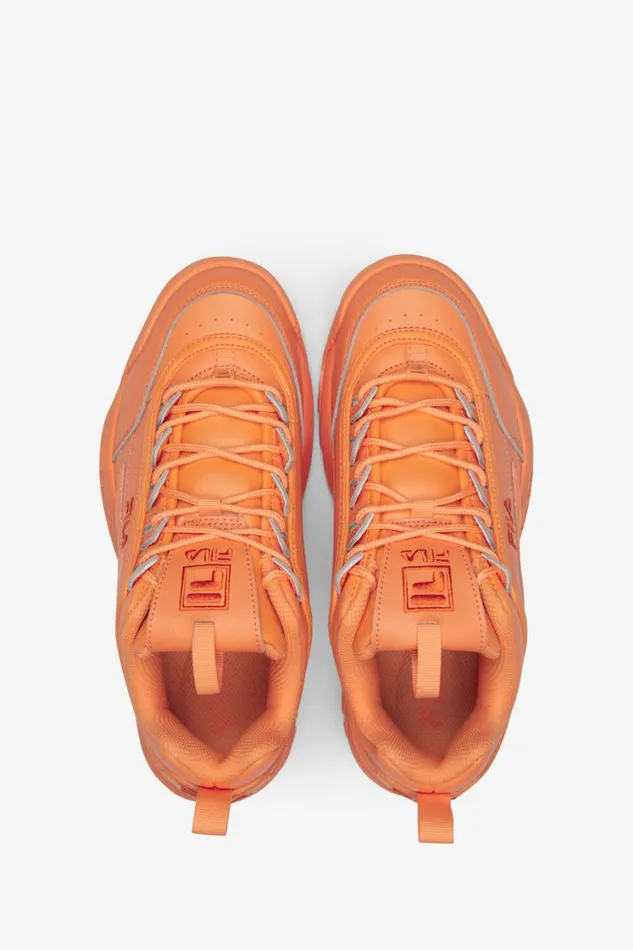 Women Sneakers Fila Disruptor 2 Premium 801 Tangerinetangerinepersimmon Orange