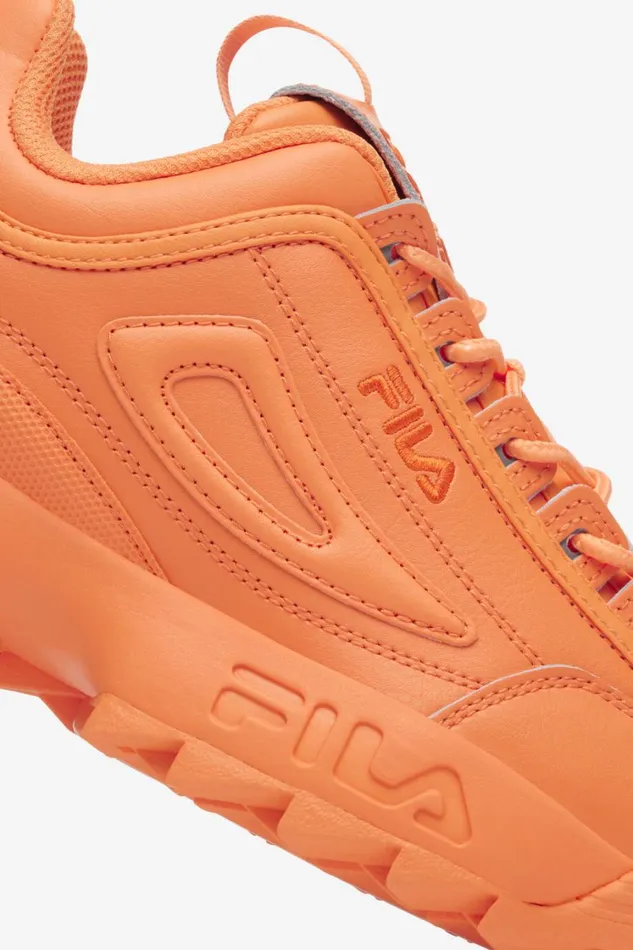 Women Sneakers Fila Disruptor 2 Premium 801 Tangerinetangerinepersimmon Orange
