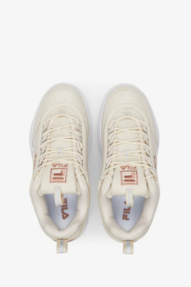 Women Sneakers Fila Disruptor 2 Wedge 920 Whitecap Graycorkwhitecap Gray