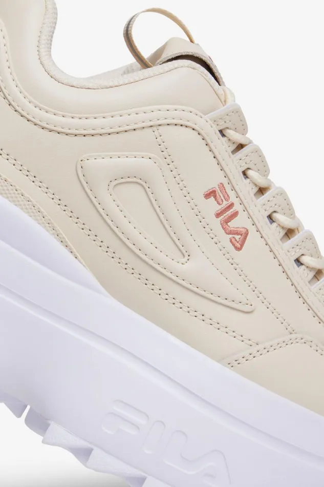 Women Sneakers Fila Disruptor 2 Wedge 920 Whitecap Graycorkwhitecap Gray