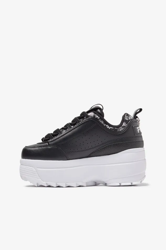 Women Sneakers Fila Disruptor 2 Wedge Festival 021 Blackwhiteblack