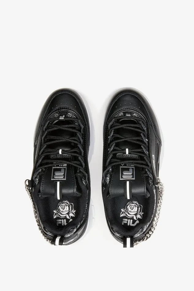 Women Sneakers Fila Disruptor 2 Wedge Festival 021 Blackwhiteblack