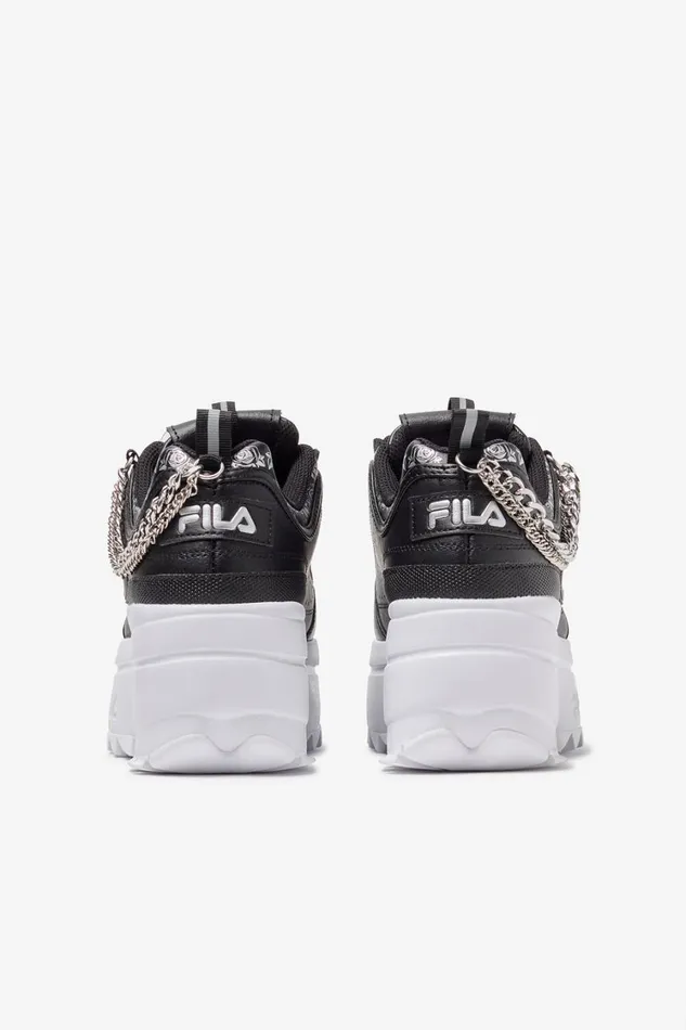 Women Sneakers Fila Disruptor 2 Wedge Festival 021 Blackwhiteblack