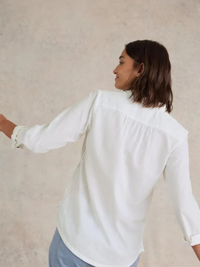 Women Sophie Organic Cotton Shirt Pale Ivory White Stuff Shirts and Blouses Women Sophie Organic Cotton Shirt Pale Ivory White Stuff Shirts and Blouses