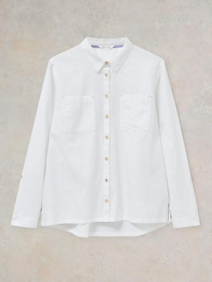 Women Sophie Organic Cotton Shirt Pale Ivory White Stuff Shirts and Blouses Women Sophie Organic Cotton Shirt Pale Ivory White Stuff Shirts and Blouses