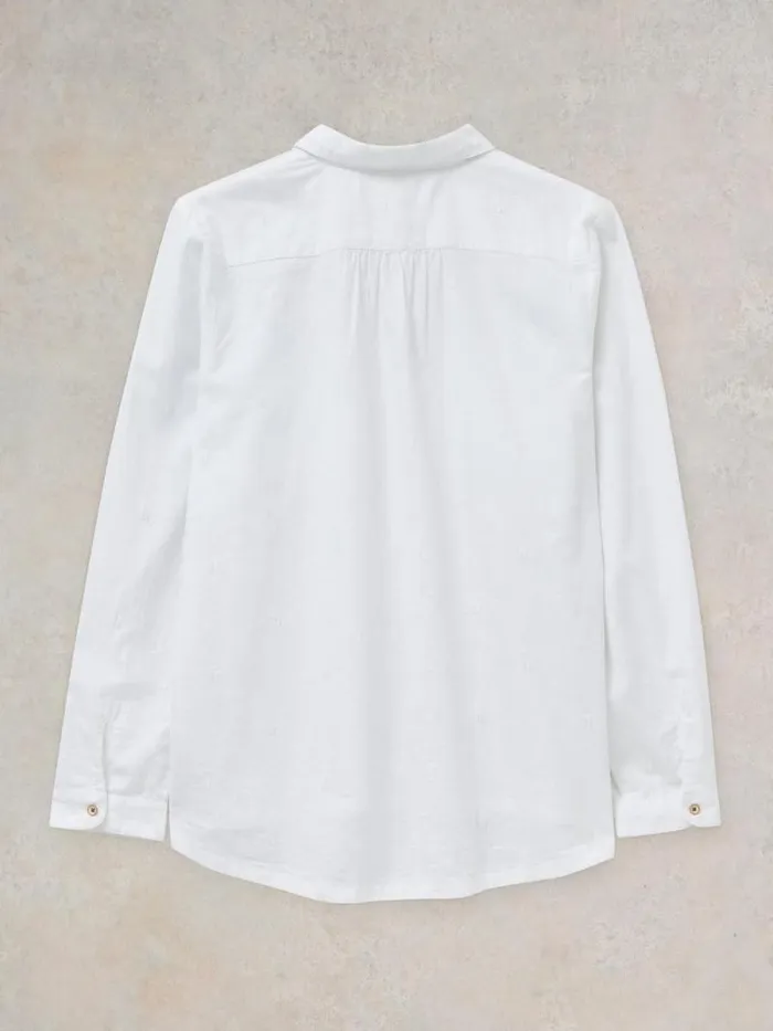 Women Sophie Organic Cotton Shirt Pale Ivory White Stuff Shirts and Blouses Women Sophie Organic Cotton Shirt Pale Ivory White Stuff Shirts and Blouses