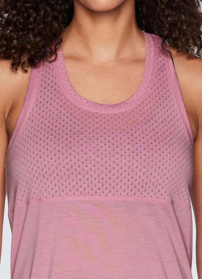 Women Studio Breezy High Low Tank Light Pink RBX Active Tanks