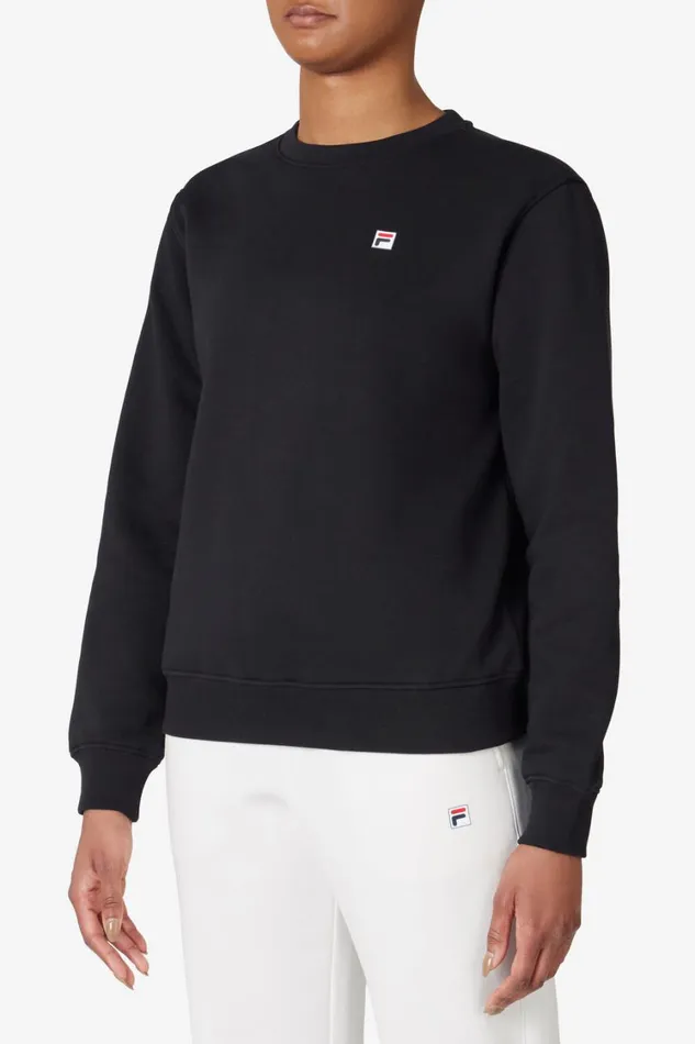 Women Sweatshirts and Hoodies Fila Classic Long Sleeve Crew