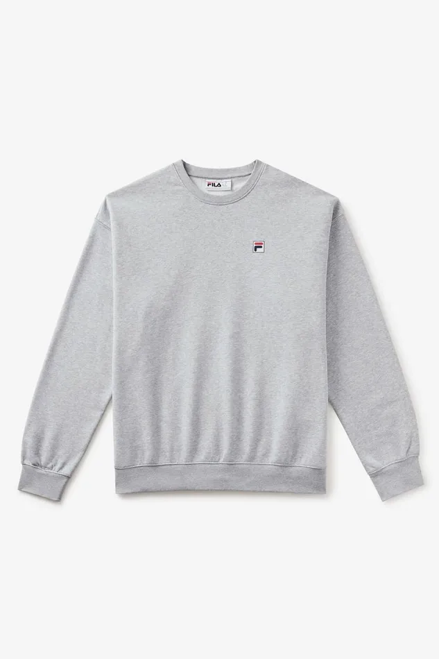 Women Sweatshirts and Hoodies Fila Classic Relaxed Sweatshirt 050 Grey Heather