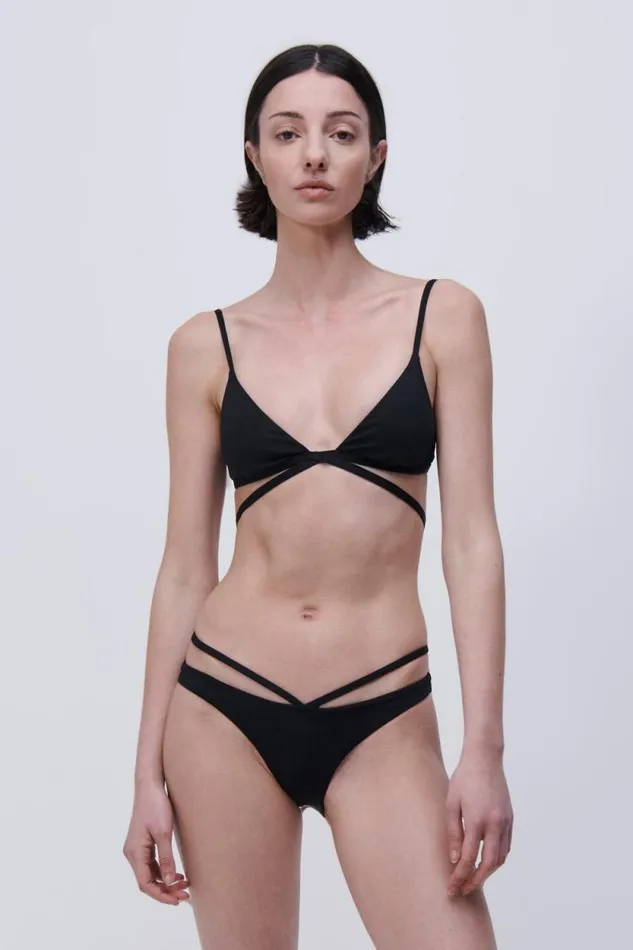 Women Swimwear Jonathan Simkhai Signature Harlen Bikini Top