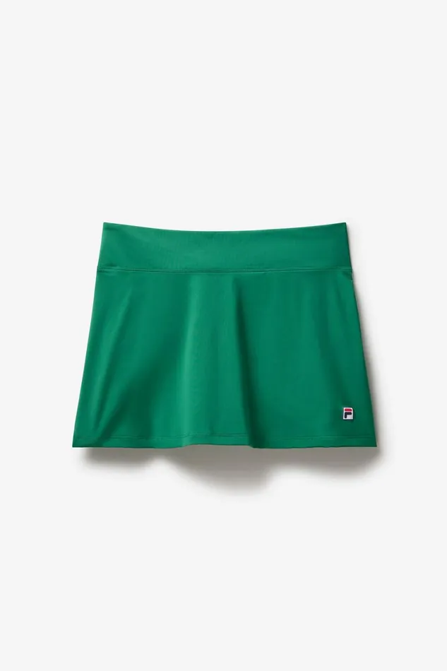 Women Tennis Fila Tennis Essential ALine Skort 301 Green Jacket