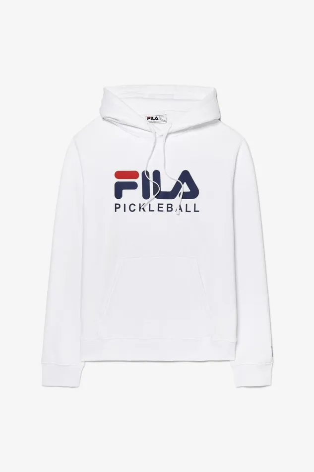 Women Tennis Fila Unisex Pickleball Hoodie 100 White