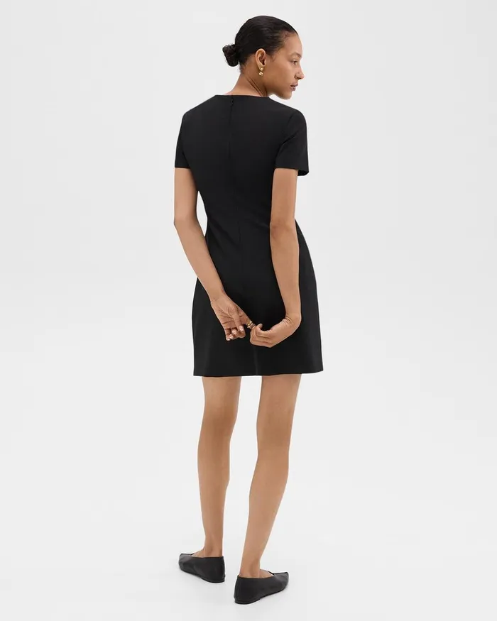 Women Theory Dresses Sheath Dress In Good Wool Black
