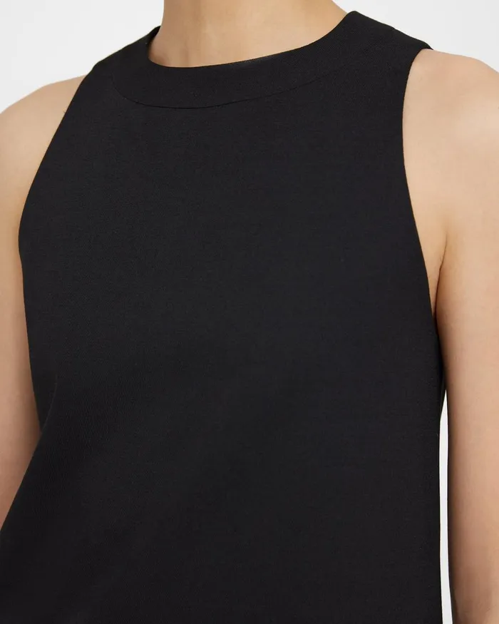Women Theory Dresses Shift Dress In Textured Gabardine Black