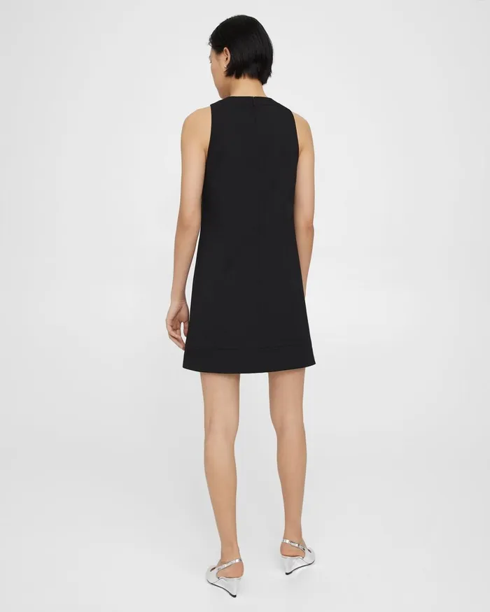 Women Theory Dresses Shift Dress In Textured Gabardine Black