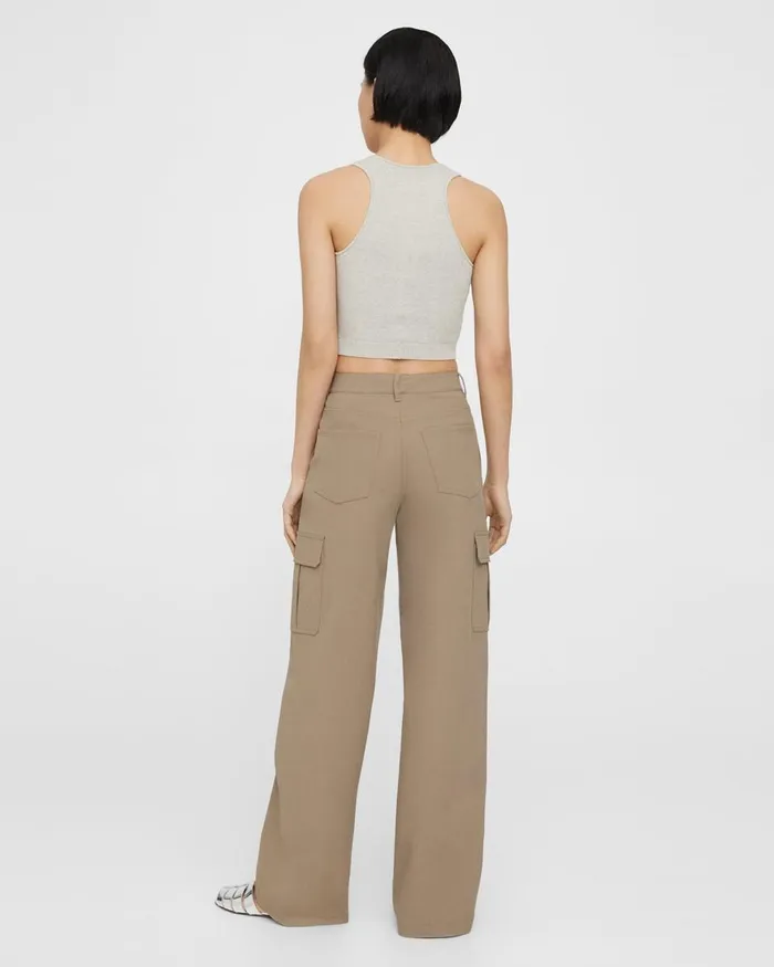 Women Theory Pants Cargo Pant In Neoteric Twill Bark