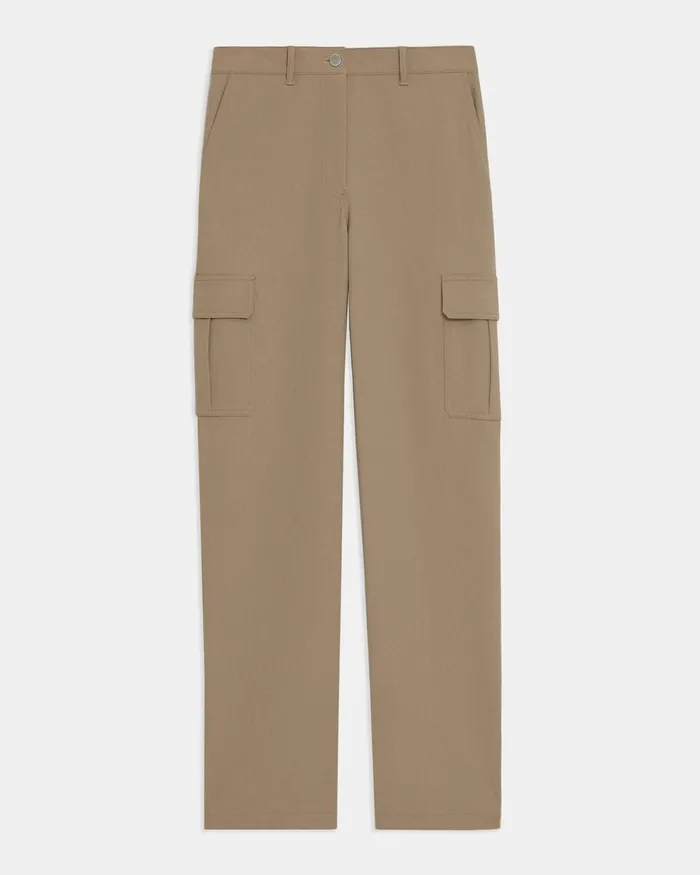 Women Theory Pants Cargo Pant In Neoteric Twill Bark