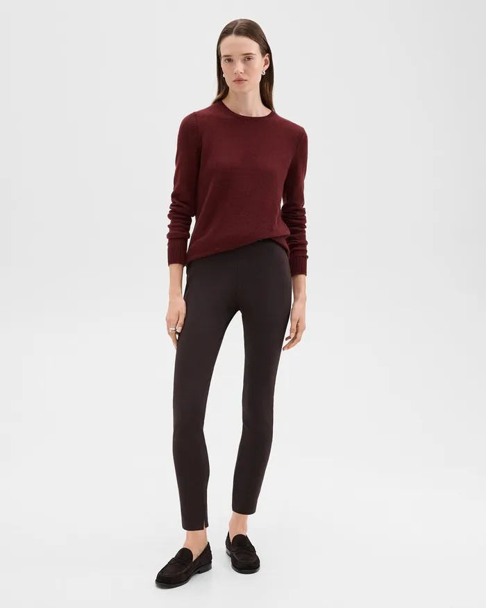 Women Theory Pants Skinny Legging In Scuba Hickory