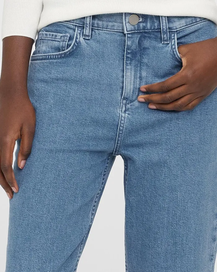 Women Theory Pants Treeca Jean In Stretch Denim Washed Indigo