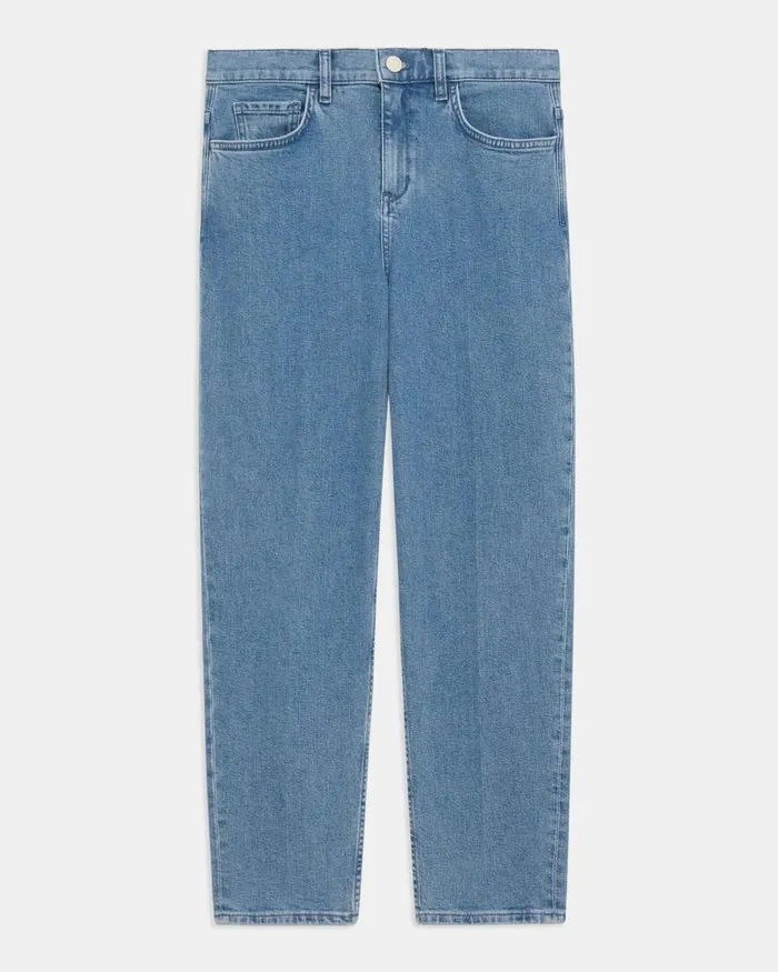 Women Theory Pants Treeca Jean In Stretch Denim Washed Indigo