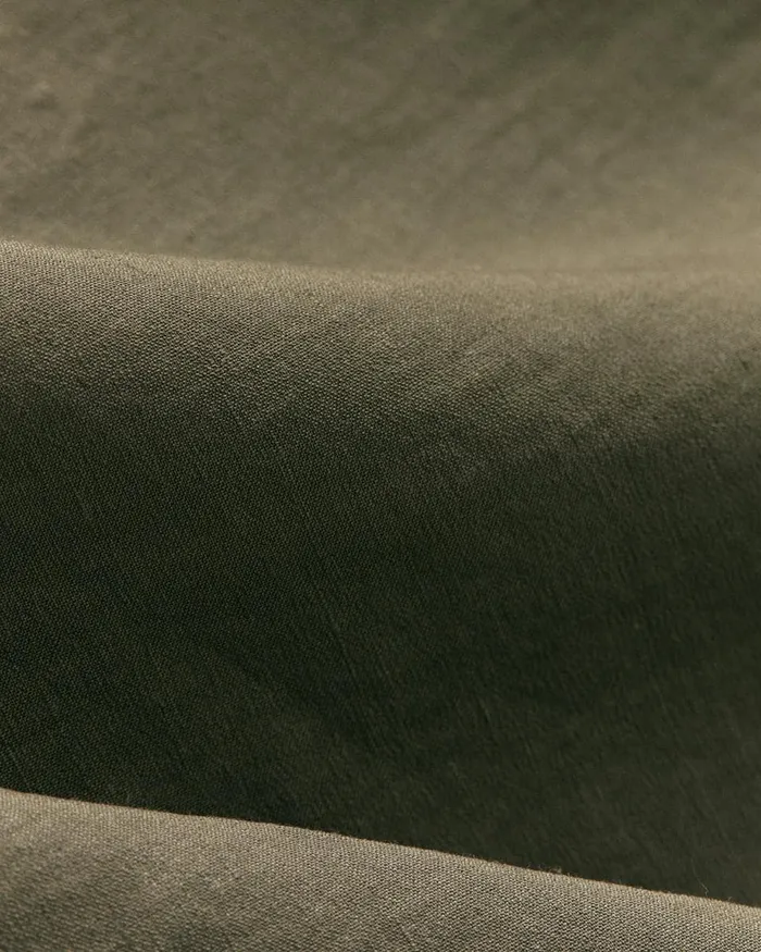 Women Theory Pants Treeca PullOn Pant In Good Linen Dark Olive