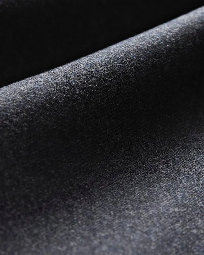 Women Theory Pants Ultra WideLeg Pant In Stretch Flannel Charcoal Melange
