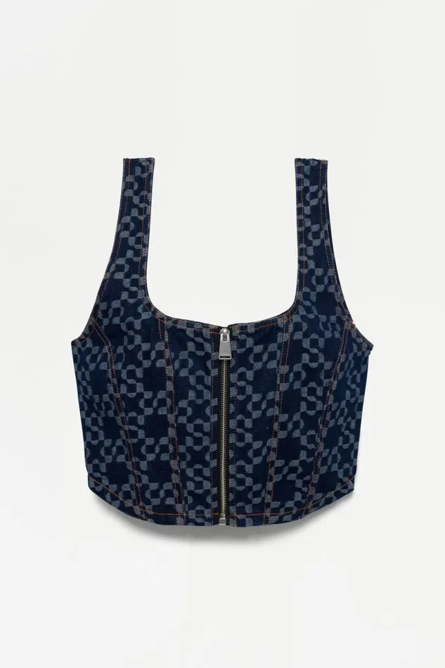 Women Tops and Bodysuits Jonathan Simkhai Krista Top Rinse Square Neck Top Women Tops and Bodysuits Jonathan Simkhai Krista Top Rinse Square Neck Top