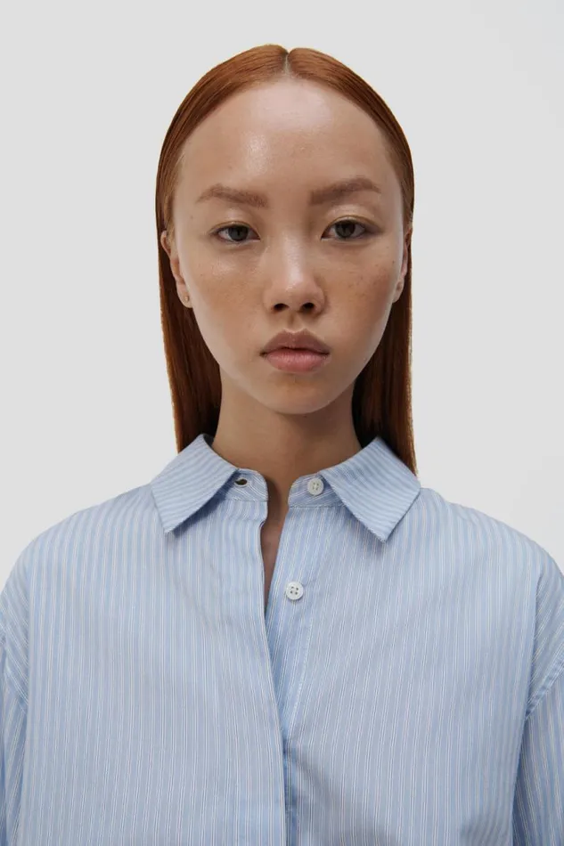 Women Tops and Bodysuits Jonathan Simkhai Renata Cropped Shirt Women Tops and Bodysuits Jonathan Simkhai Renata Cropped Shirt